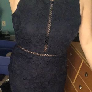 Navy blue dress